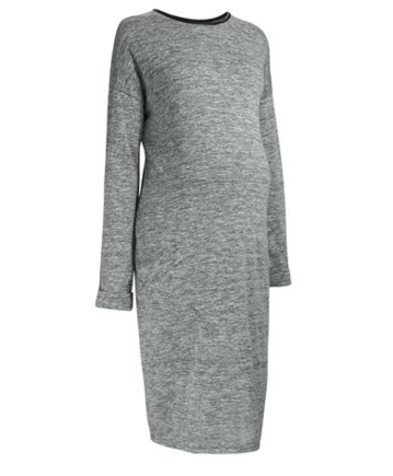 Grey sweater dress