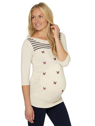 Red Herring embroidered jumper 