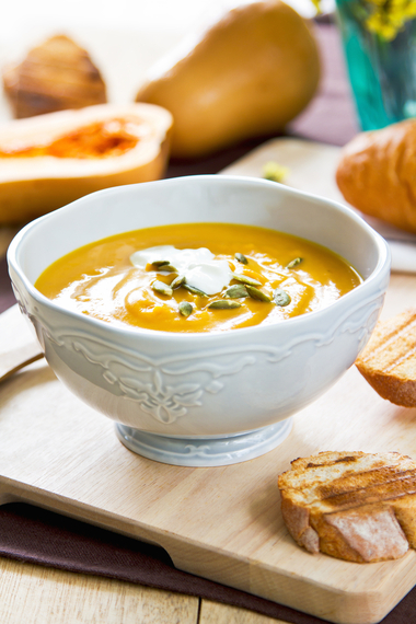 Roasted butternut squash soup with toasted... | MummyPages.ie