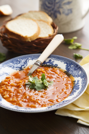 Red lentil and chilli soup