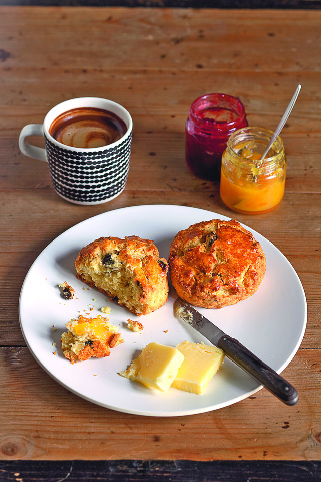 Cranberry-orange scones