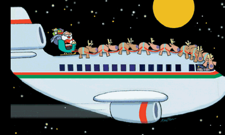Visit Captain Santa at his Flight Deck this Christmas