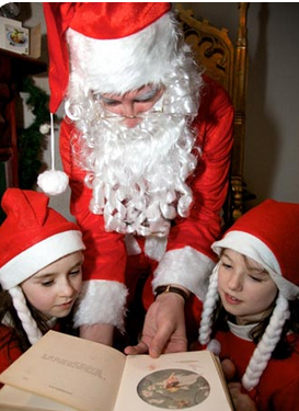 Santa at Winter Wonderland in Loughwell Farm Park