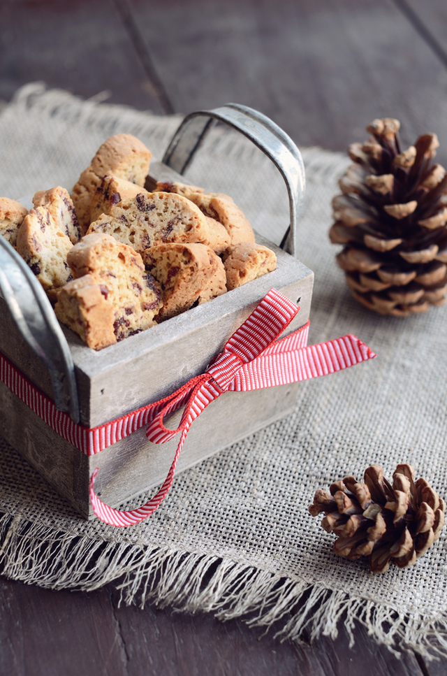 Christmas biscotti