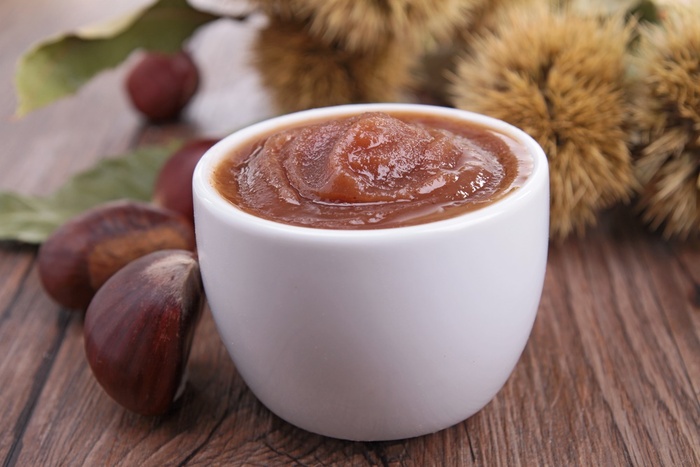 Homemade chestnut paste 