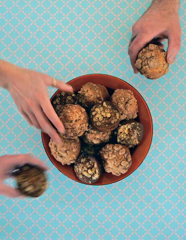 Carrot and courgette muffin