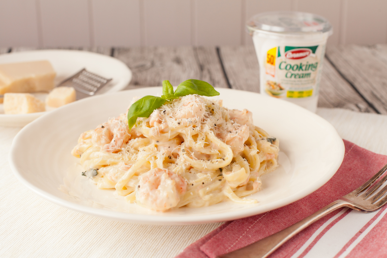 Neven's Smoked Salmon & Prawn Linguini MummyPages.ie