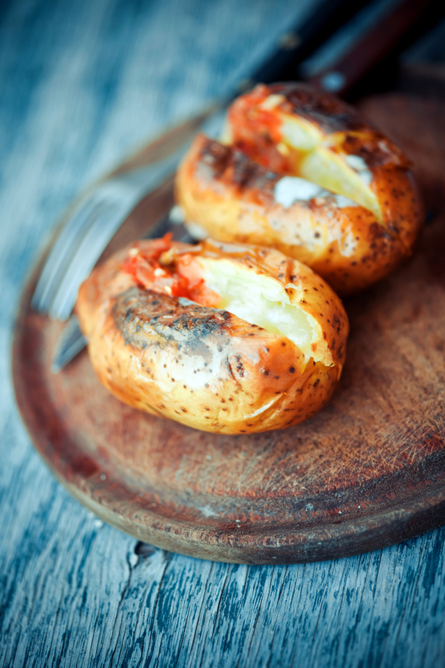 Italian style baked potato