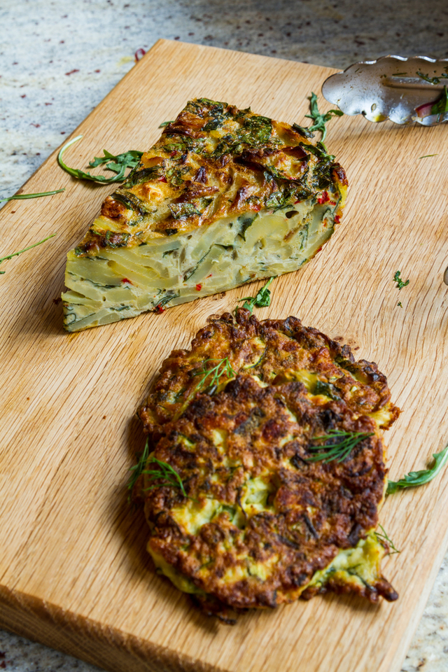 Indian Bhaji frittata