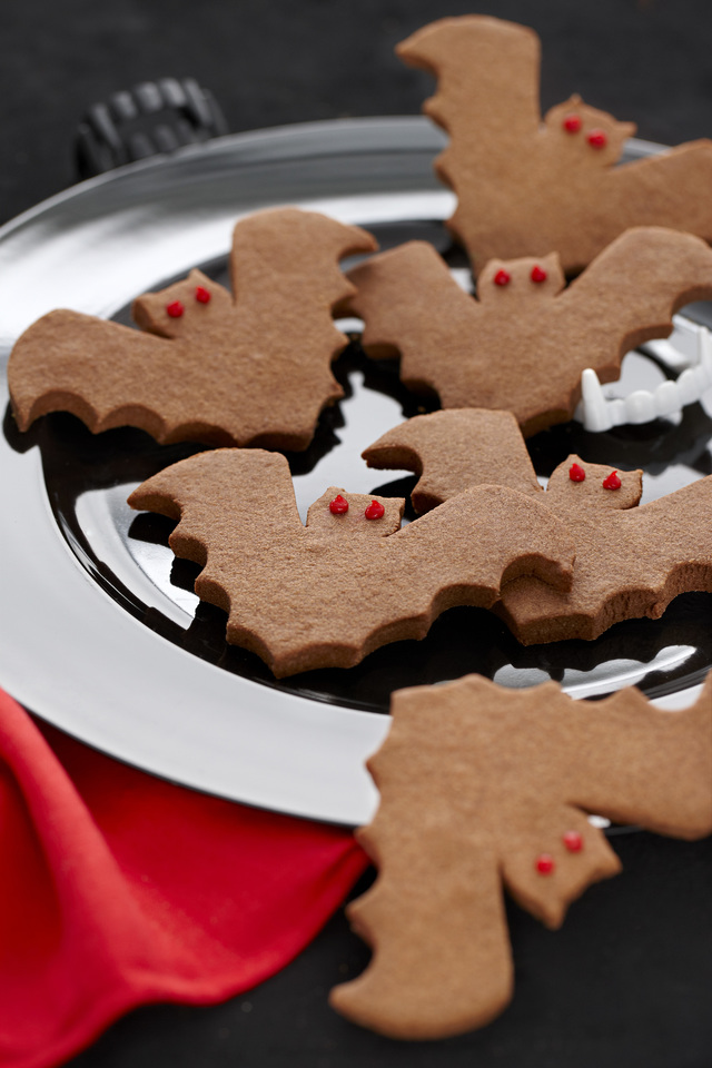 Chocolate bat biscuits