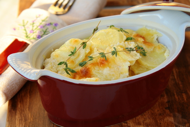 Lamb dauphinoise bake