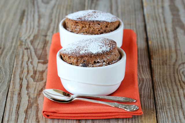 Chocolate soufflés 