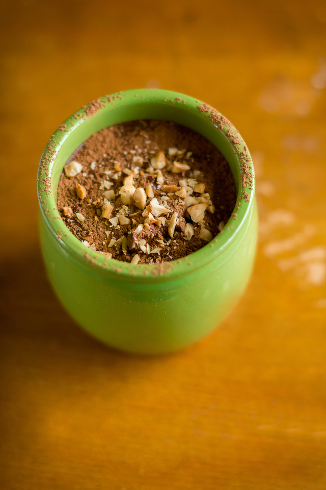 Salted caramel chocolate pots