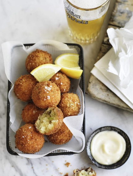Salt cod fritters with fresh lemon | MummyPages.ie