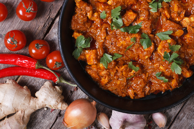 Pork vindaloo