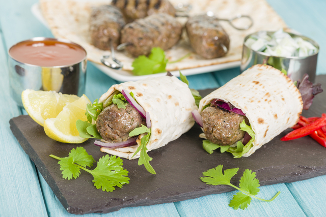 Greek lamb koftas