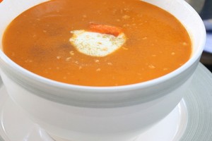 Roasted carrot soup