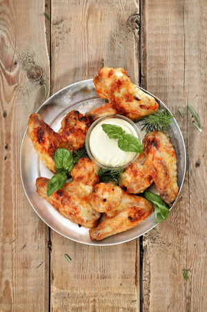 Middle Eastern chicken wings 