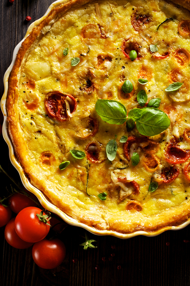 Italian styled quiche