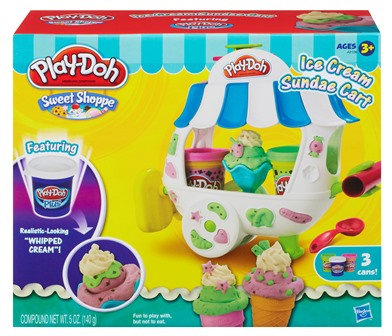 Play-Doh Ice Cream Sundae Cart