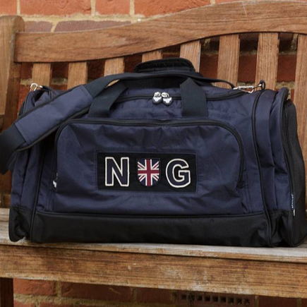 Personalised Navy Sports Bag