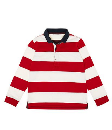 Howick Junior Boys Block Stripe Rugby Shirt