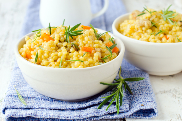 Chicken with couscous and citrus salad