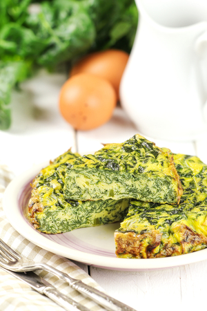 Spinach omelette 