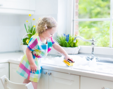 Clean up time for your preschooler