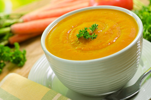 Batch carrot soup