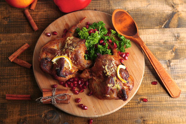 Chicken tagine with pomegranate