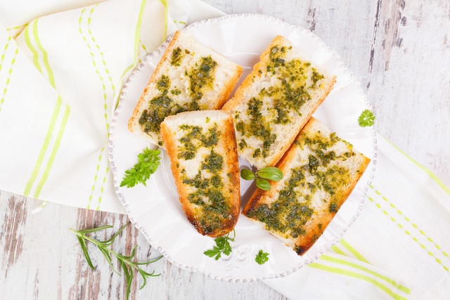 Herb and garlic bread