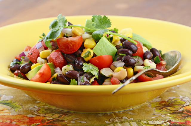 Vegetarian Mexican salad