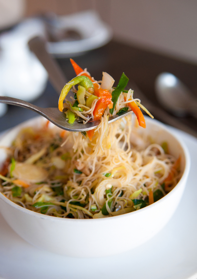 Vegetarian Singapore vermicelli 