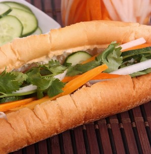 Vietnamese baguette sandwiches