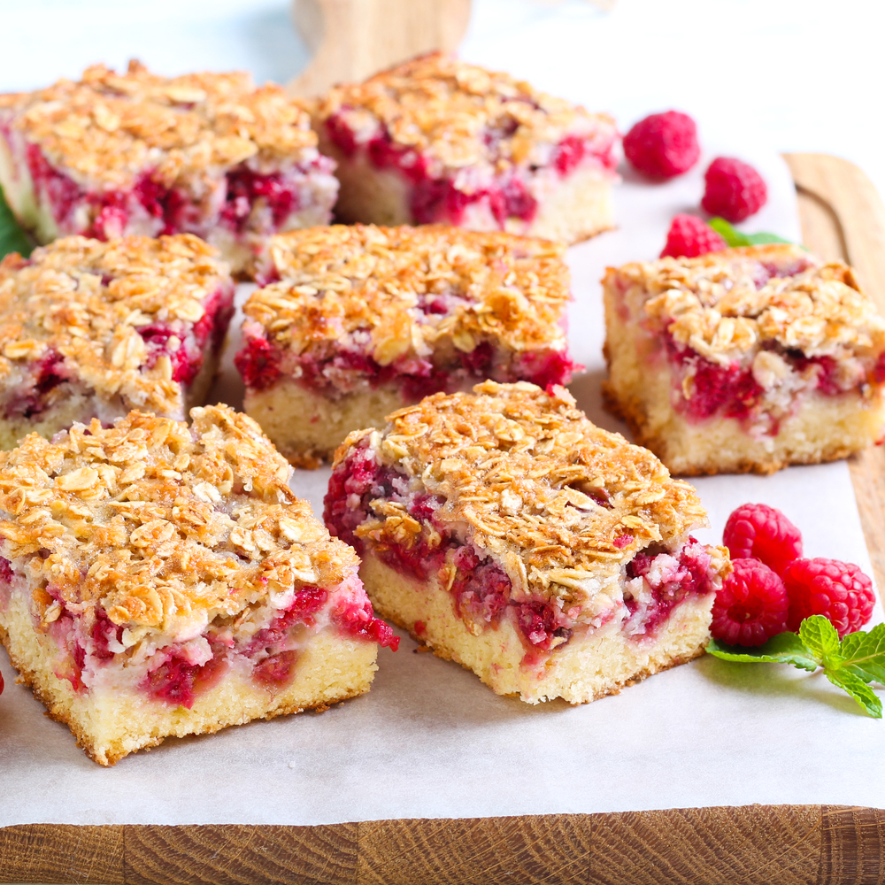 Raspberry oat bars | MummyPages.ie