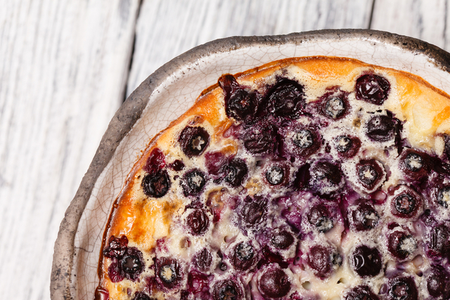 Beautiful blueberry cake