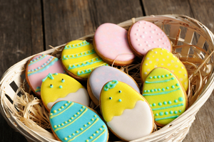 Easter egg biscuits 