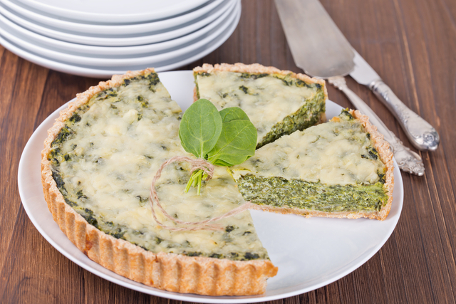 Savoury cheese quiche 