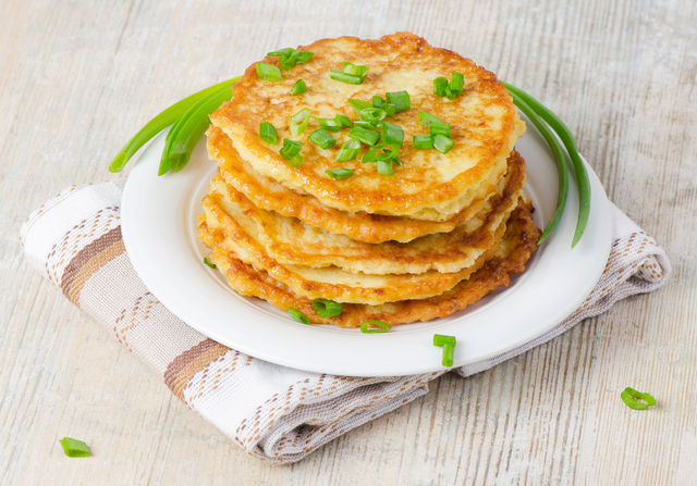 Spring onion cakes