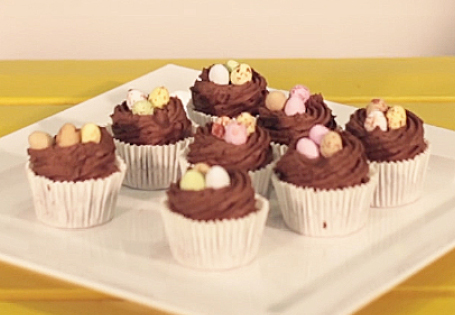 Nest cupcakes