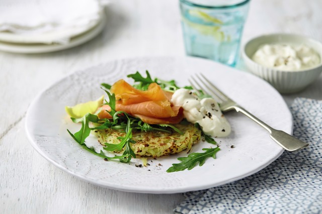 Rosti with Smoked Salmon, Rocket and Crème... | MummyPages.ie