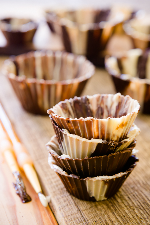 Chocolate cups