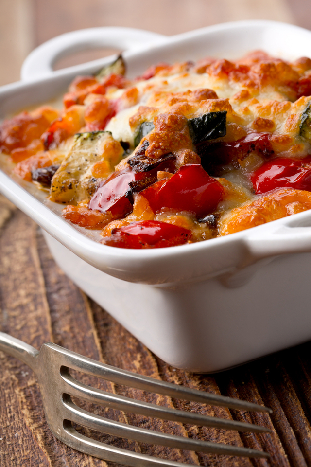 Seafood gratin bake