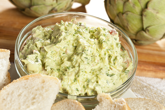 Artichoke and spinach dip