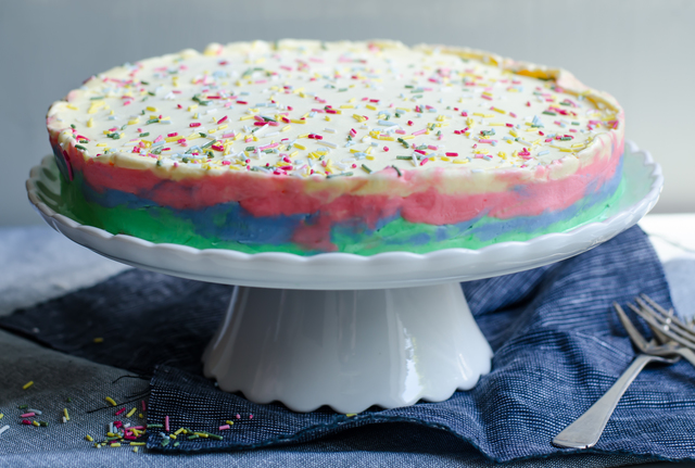 Magical rainbow HB Hazelbrook Farm ice cream cakes