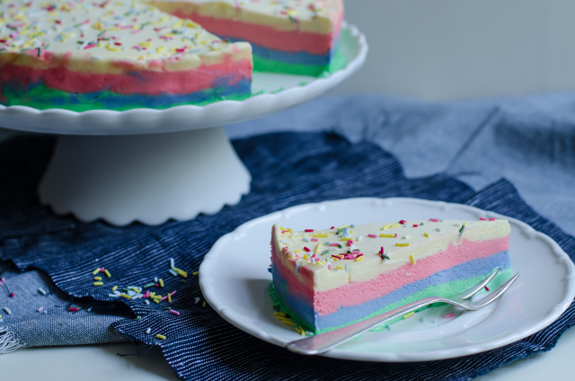 Magical rainbow HB Hazelbrook Farm ice cream cakes