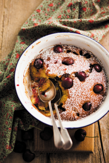 Fresh cherry clafoutis | MummyPages.ie