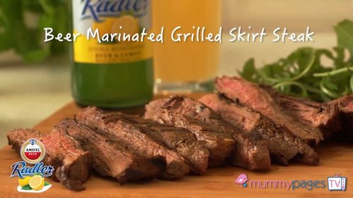 Beer Marinated Grilled Skirt Steak