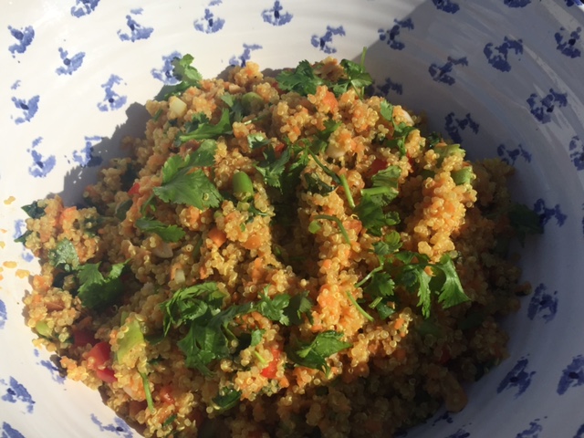 Simple quinoa salad